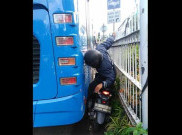 TransJakarta Kecam Pemotor Nekat Lawan Arus Masuk Busway