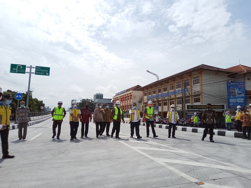 Peresmian Flyover Purwosari. (Foto: MP/Ismail)