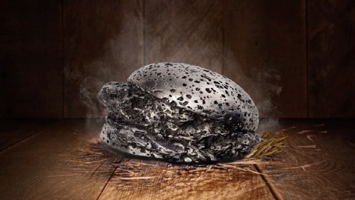 Menu Baru KFC, Burger Meteor yang Tak Bisa Dimakan