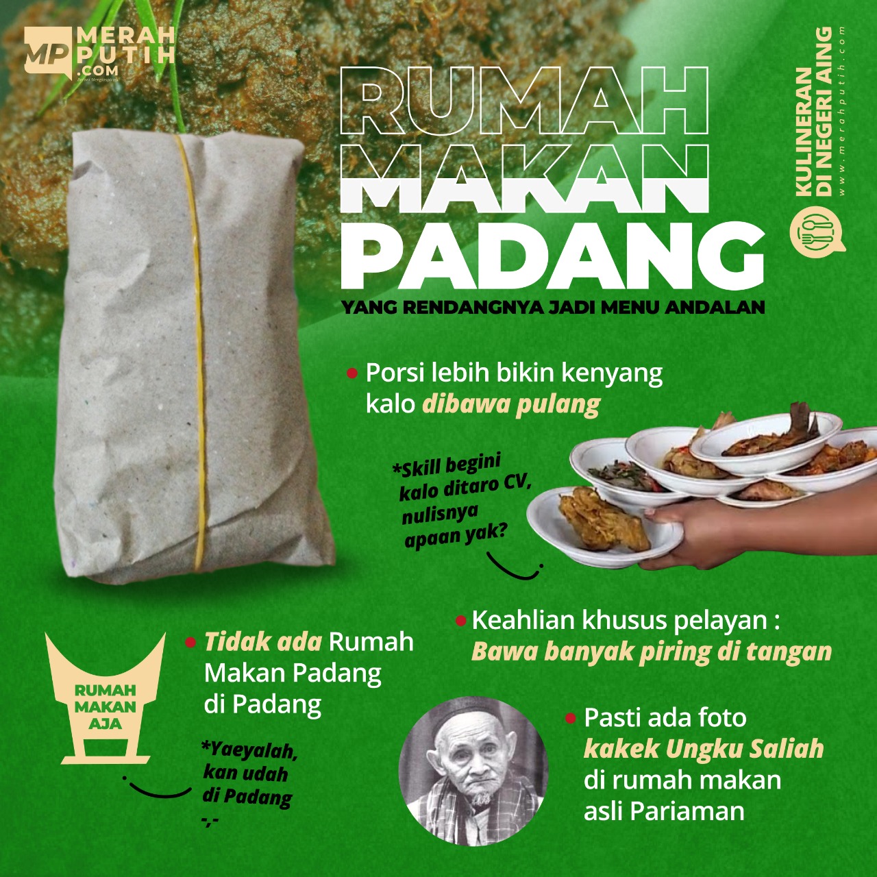 Rumah Makan Padang yang Rendangnya Jadi Menu Andalan