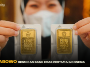 Prabowo Resmikan Bank Emas Pertama Indonesia