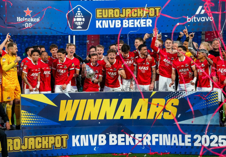 AZ Alkmaar Gilas NEC Nijmegen 5-1 untuk Rengkuh Gelar Piala KNVB Kelimanya