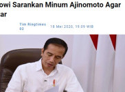 [HOAKS atau FAKTA]: Jokowi Sarankan Minum Ajinomoto agar Pintar