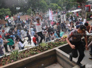 Polisi Selidiki Pelaku Demo Ricuh di Depan KPK