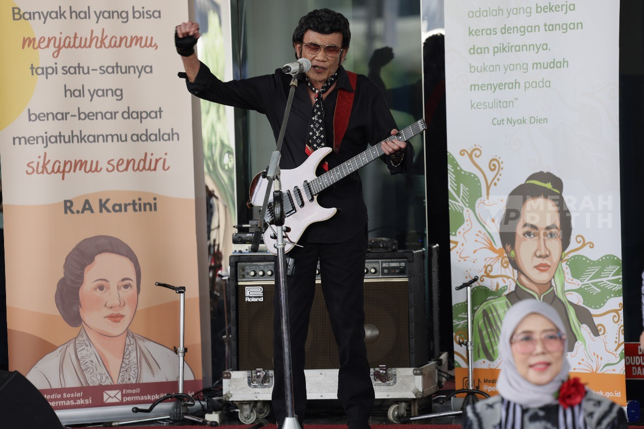 Kolaborasi Bareng KPK Kampanyekan Antikorupsi, Rhoma Irama Doakan Pejabat tak Pakai Rompi Oranye