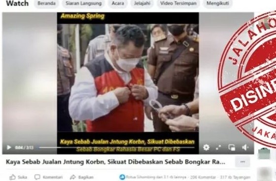 [HOAKS atau FAKTA]: Kuat Ma'ruf Dibebaskan Karena Bongkar Rahasia Ferdy Sambo