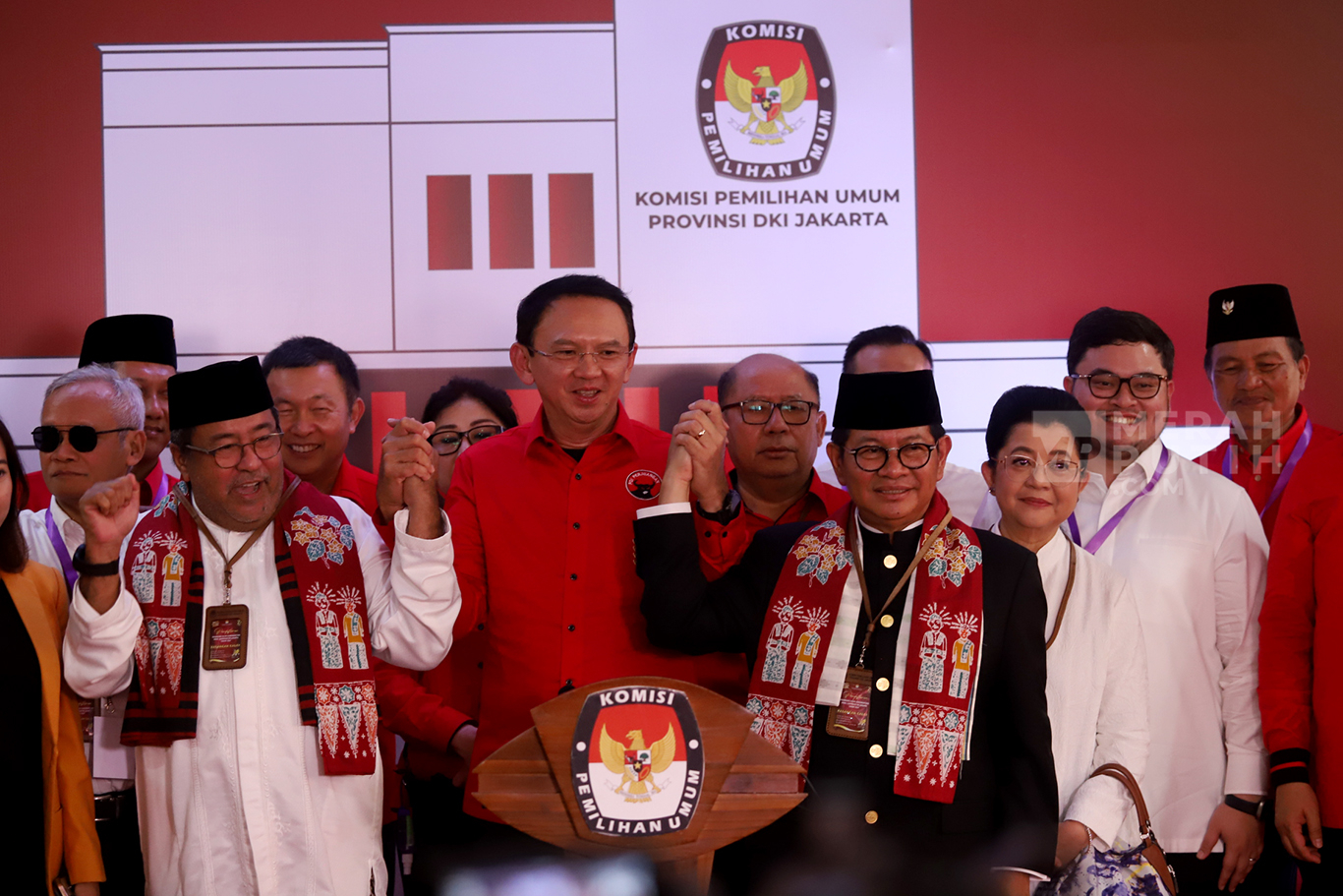 Momen Pramono Anung & Rano Karno Resmi Daftar Pilkada DKI Jakarta 2024