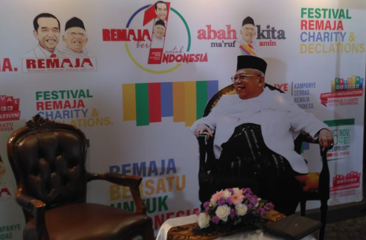  Kiai Ma'ruf Sebut Dukungan Silaturahim Haji Indonesia 'Selesaikan' Pilpres 2019