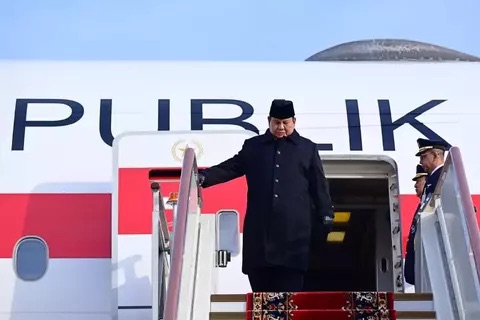 Tempuh 12 Jam Perjalanan Non Stop, Prabowo Tiba di Moskwa untuk Bertemu Putin
