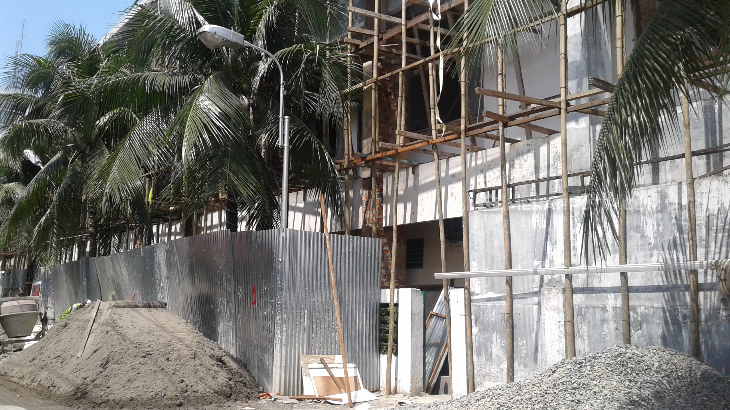 Tangan Pejabat PN Medan Patah akibat Terjatuh di Lokasi Proyek
