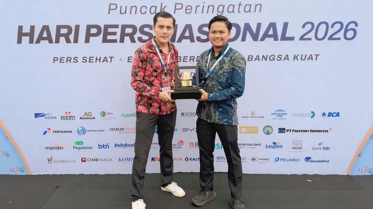 Iwakum Terima Penghargaan PWI dalam Peringatan Hari Pers Nasional 2026