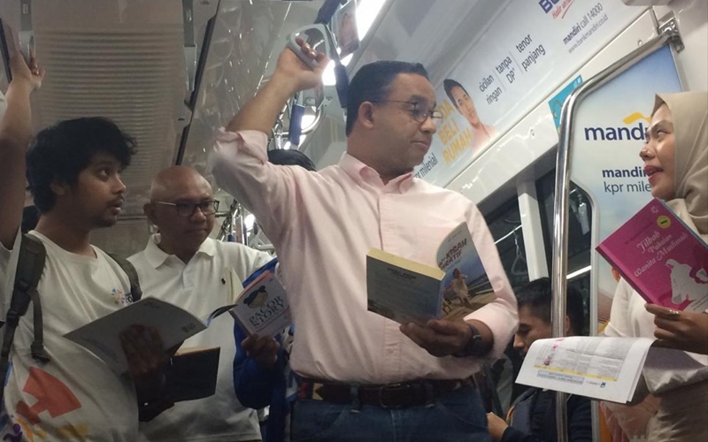 Anies kampanyekan gemar membaca kepada warga DKI Jakarta