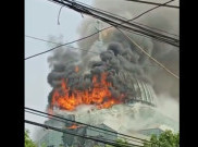 Ciri Khas Kubah JIC Yang Terbakar dan Ambruk 