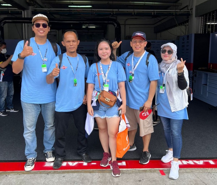 Federal Oil Boyong Jaringan Penjualan Indonesia Nonton Langsung MotoGP Malaysia 2022