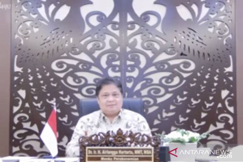 Menko Perekonomian Airlangga Hartarto. (Foto: Antara)
