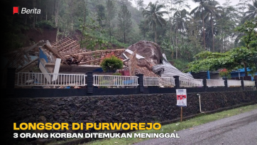 Longsor di Purworejo, 3 Orang Korban Ditemukan Meninggal
