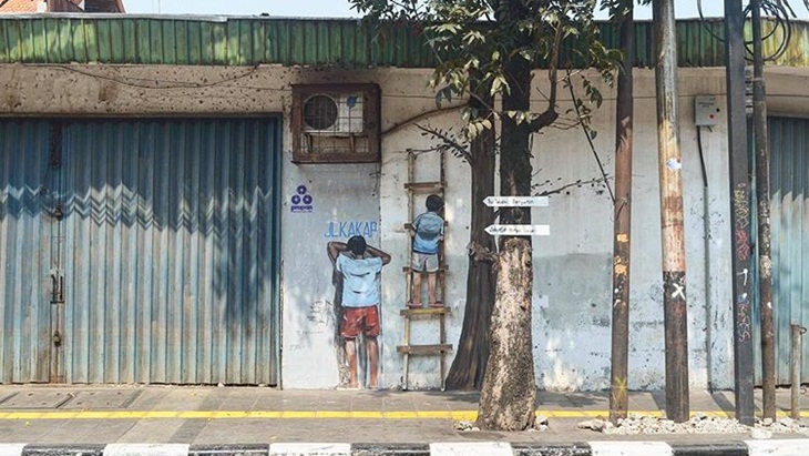 Berburu Foto Instagramable Berlatar Mural di Kawasan Kota Tua