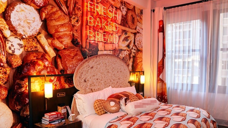 Traveler Dijamin Lapar Singgah ke Hotel Unik Bertema Roti Ini