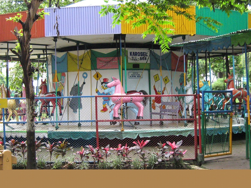 Wahana permainan anak. (Foto: http://tamanlalulintasbandung.com)