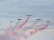 Atraksi Pesawat Tempur Jelang Peringatan HUT ke-80 TNI di Langit Jakarta