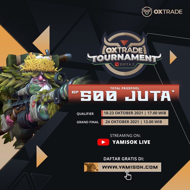 Gamers Merapat, Yamisok x Oxtrade Gelar Turnamen Berhadiah Rp 500 Juta