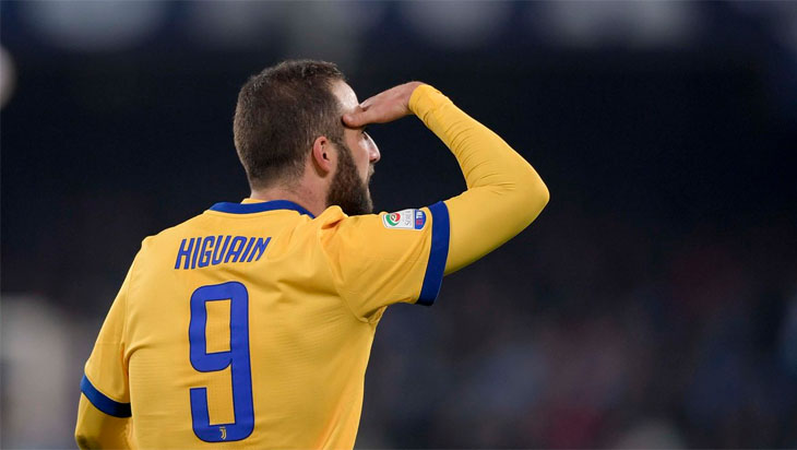 Di Balik Selebrasi Higuain Usai Cetak Gol ke Gawang Napoli