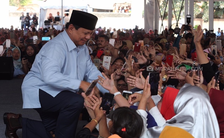 Prabowo Enggan Tanggapi Hasil Survei Terkait Kasus Hoaks Ratna Sarumpaet