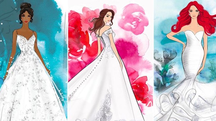 Gaun Pengantin ala Disney Princess