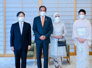 Presiden Jokowi dan Ibu Negara Bertemu Kaisar Jepang Naruhito
