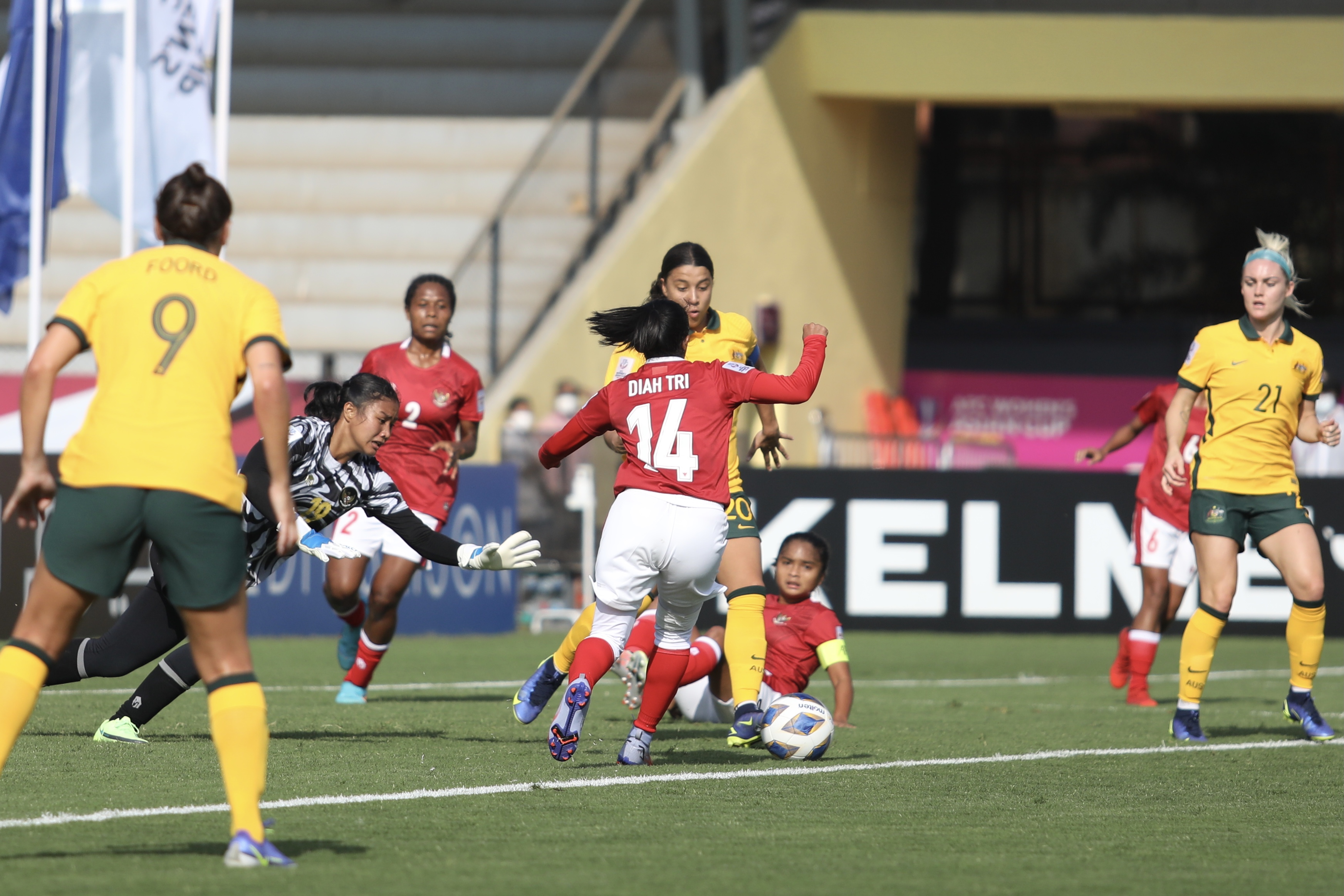 Timnas Putri Indonesia Vs Australia. (PSSI)