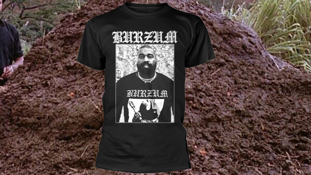 Burzum Hadirkan Merchandise Terbaru Desain Kaus dengan Foto Kanye West