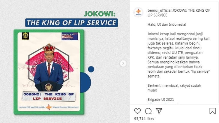 [Hoaks atau Fakta]: BEM UI Segera Gelar Aksi Besar-besaran