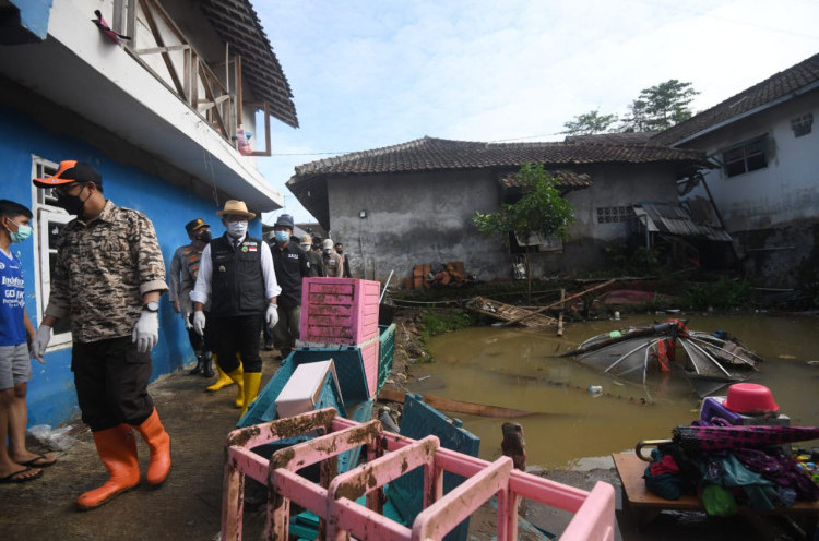 Ribuan Orang Terdampak Bencana Banjir di Kota Sukabumi 