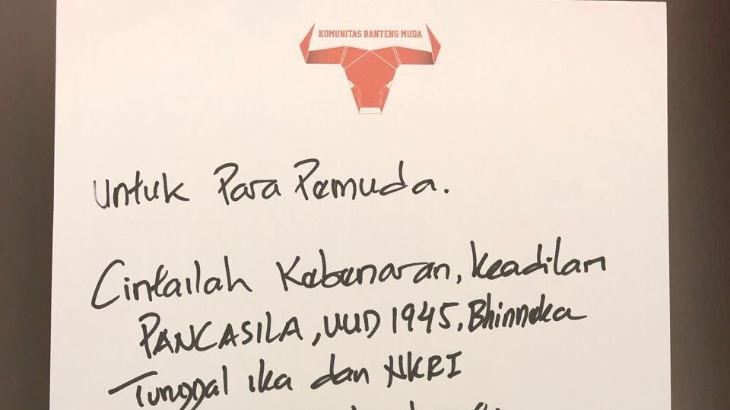 KBM Ungkap Pesan Ahok untuk Hari Sumpah Pemuda