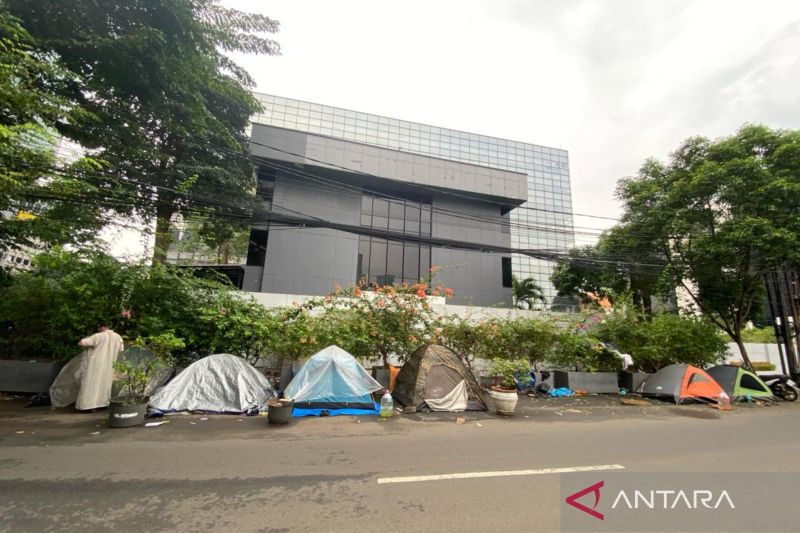 UNHCR Dukung Penertiban Pengungsi Bikin Tenda di Jalan Kuningan Jakarta