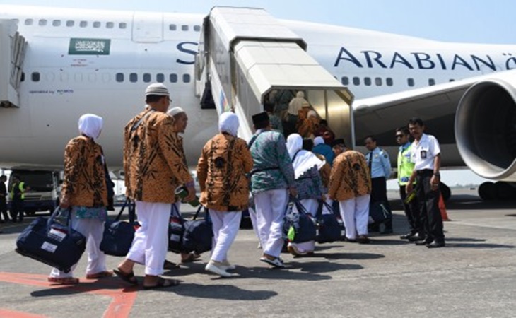 Calon jemaah haji Indonesia tiba di Madinah