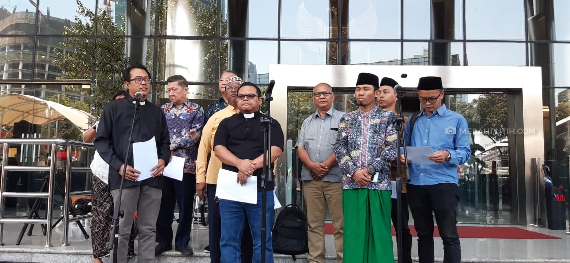Pemuka Lintas Agama Ajari Jokowi Cara Gagalkan Revisi UU KPK