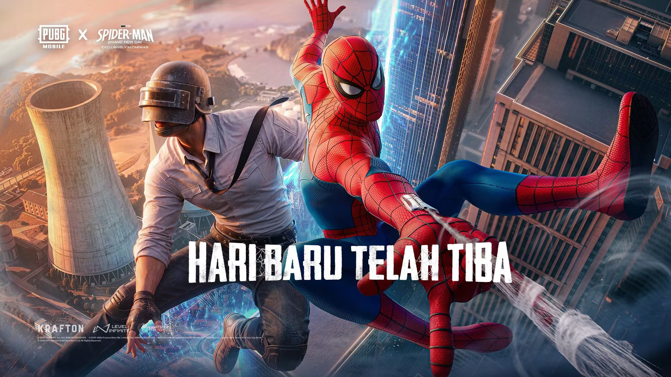 PUBG Mobile Resmi Kolaborasi dengan 'Spider-Man: Brand New Day', Hadirkan Mode Permainan Baru