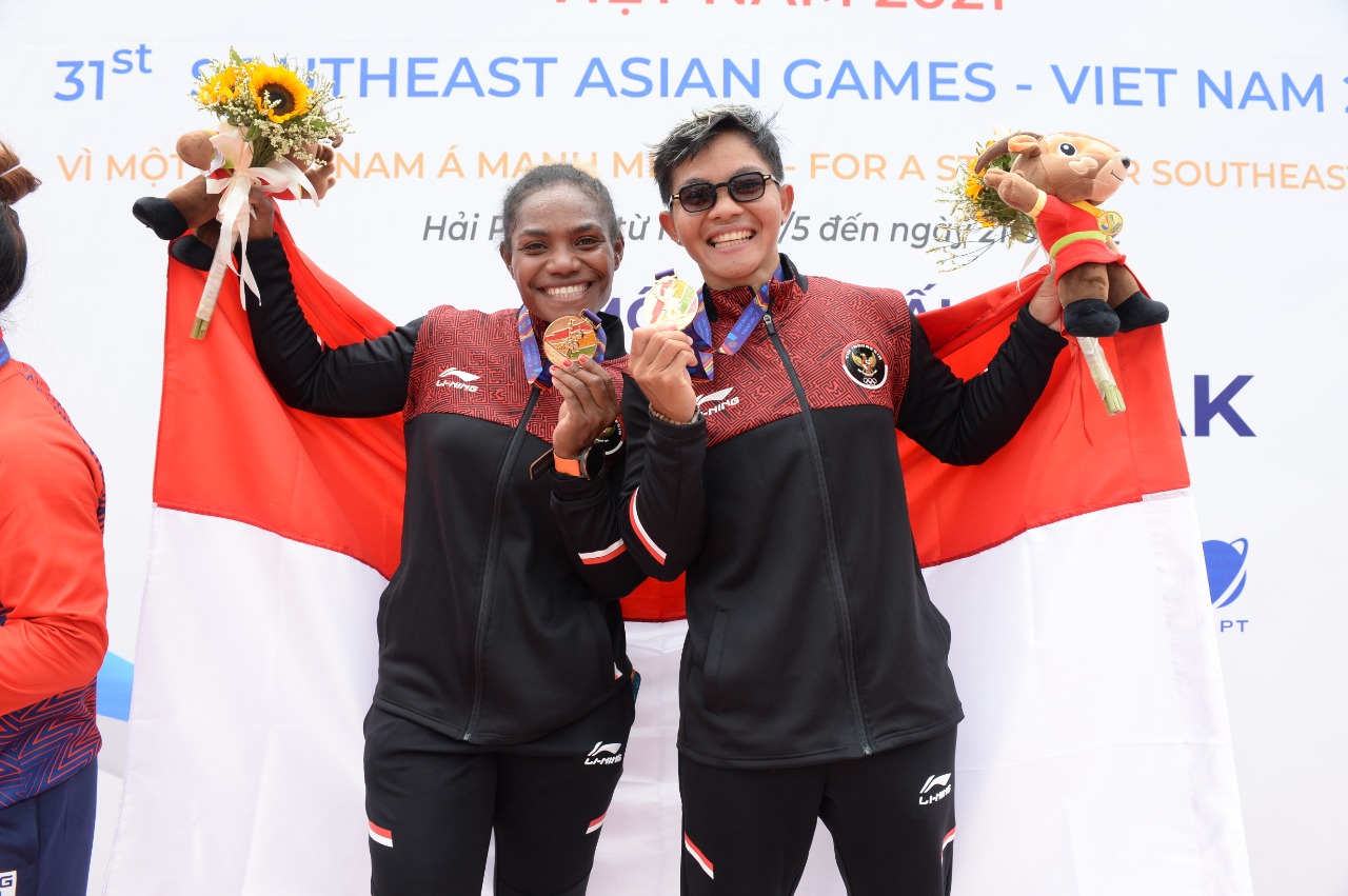 Hari Ini, Tim Indonesia Panen Medali Emas dan Perak dari Kano-Kayak