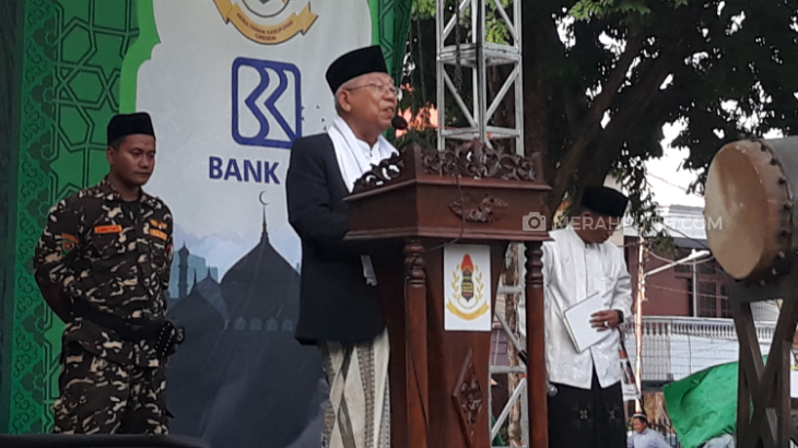 Ma'ruf Amin: Hari Santri Nasional Bentuk Kecintaan Jokowi kepada Santri