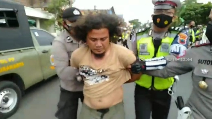 Serang Petugas saat Razia Masker, Seorang Pria Diamankan Polresta Surakarta