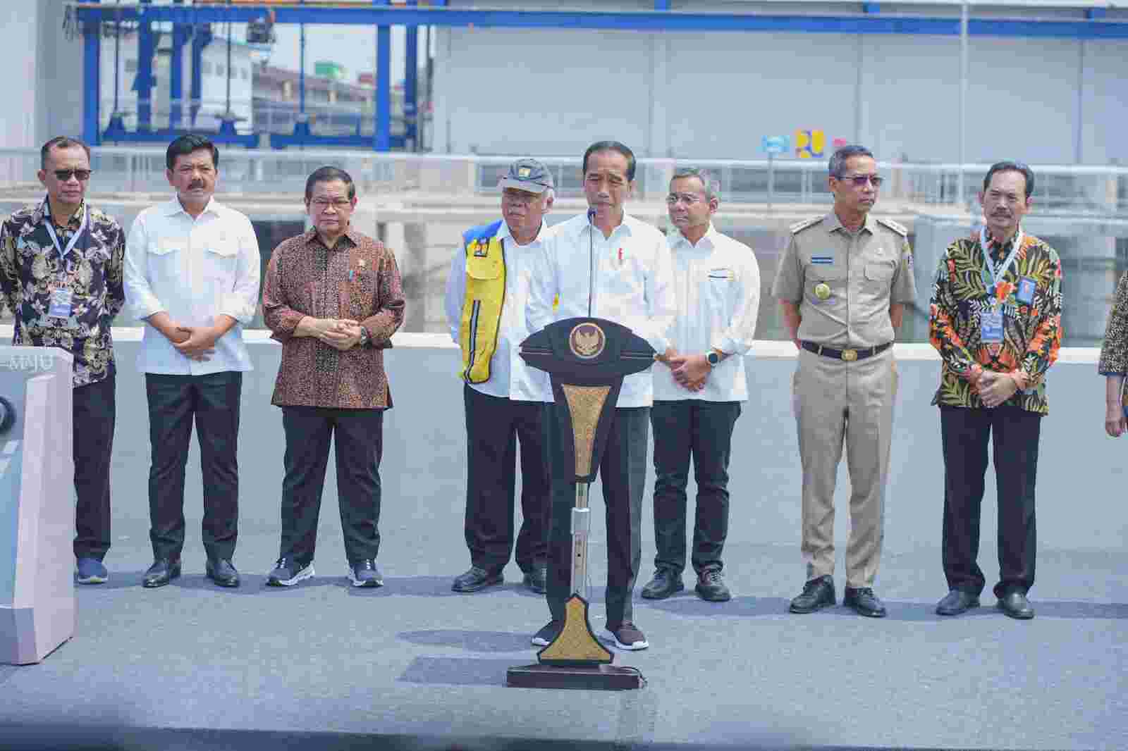 Jokowi Sebut Stasiun Pompa Ancol Sentiong Bisa Kurangi Banjir hingga 62 Persen
