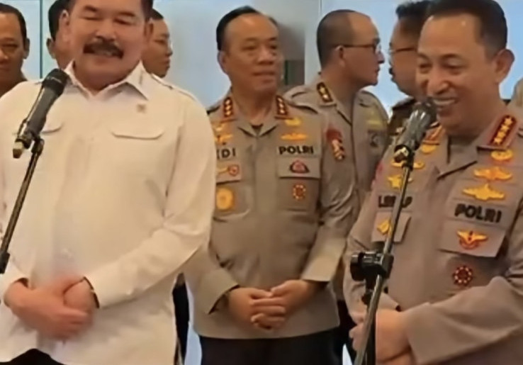 Ketemu Kapolri, Jaksa Agung: jangan Berpikir Kami Rival