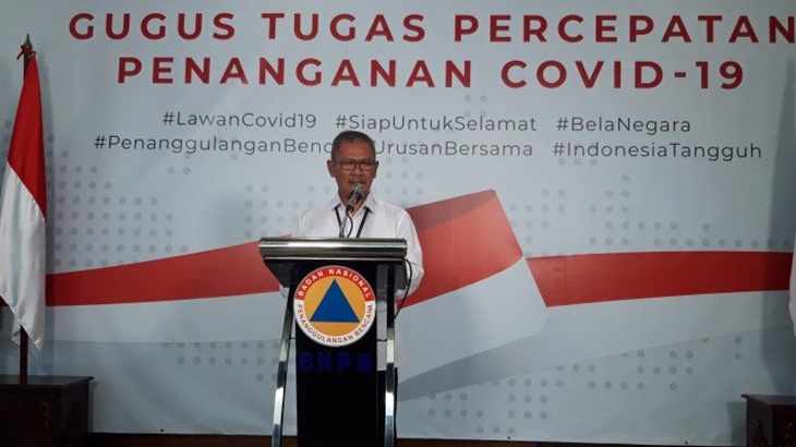 Jubir Pemerintah untuk penanganan Covid-19 Achmad Yurianto