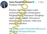 [HOAKS atau FAKTA]: Pendukung Anies Tersebar Sampai Argentina