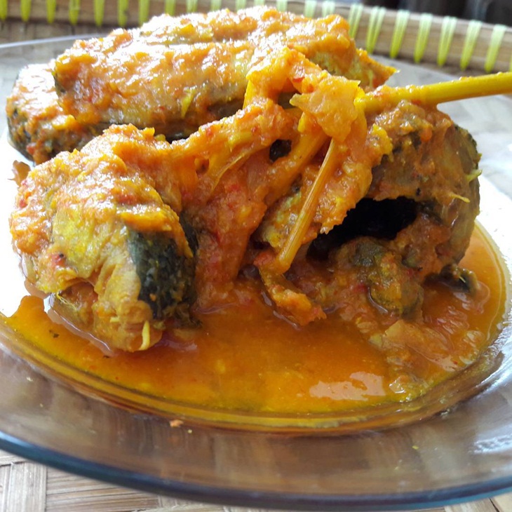 Gulai tempoyak. (Foto: Instagram/meilukiwidyasari)