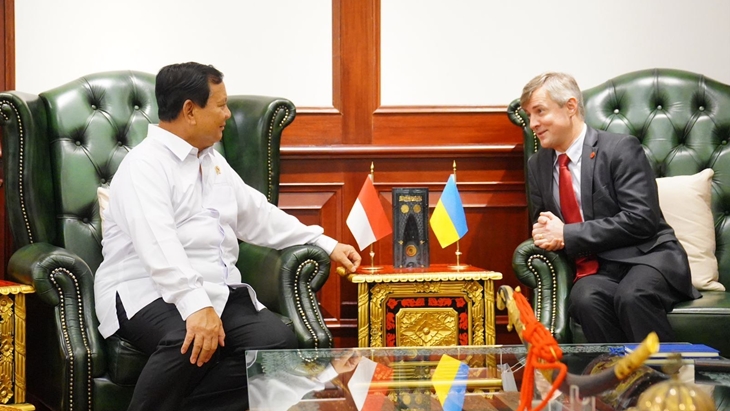 Terima Dubes Ukraina, Prabowo Tekankan Dukungan untuk Perdamaian Dunia