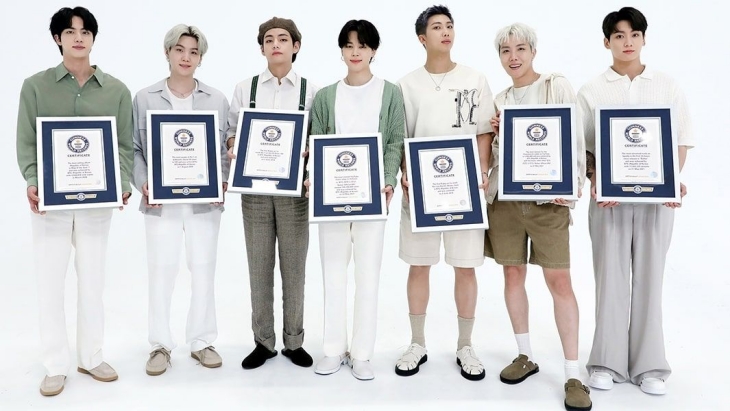 BTS Masuk Hall of Fame Guinness World Records 2022