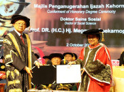 Megawati Terima Doktor Kehormatan, Prananda Prabowo Apresiasi UTAR
