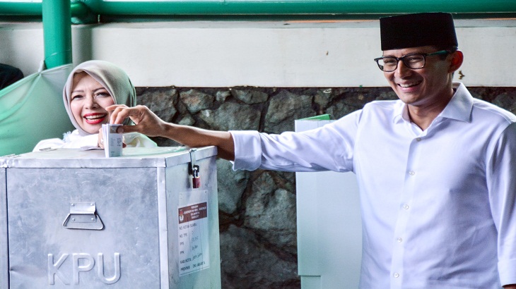   Galang Dukungan, Sandiaga Uno Bertemu Djoko Suyanto 